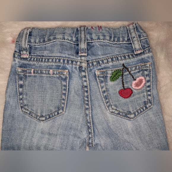 Cherry Embroidered Gap Denim Jeans - Picture 5 of 7